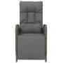 Reclining garden chairs with cushions 2 pcs PE rattan gray by vidaXL, Garden chairs - Ref: Foro24-319891, Price: 310,04 €, Di...
