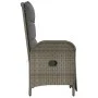 Reclining garden chairs with cushions 2 pcs PE rattan gray by vidaXL, Garden chairs - Ref: Foro24-319891, Price: 310,04 €, Di...