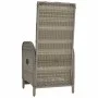 Reclining garden chairs with cushions 2 pcs PE rattan gray by vidaXL, Garden chairs - Ref: Foro24-319891, Price: 310,04 €, Di...