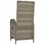 Verstellbare Gartenstühle mit Kissen 2 Stück PE Rattangrau von vidaXL, Gartenstühle - Ref: Foro24-319891, Preis: 253,60 €, Ra...