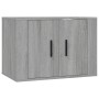 TV-Wandschrank in Sonoma-Grau, 57 x 34,5 x 40 cm von vidaXL, TV-Möbel - Ref: Foro24-816622, Preis: 48,23 €, Rabatt: %