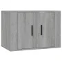 TV-Wandschrank in Sonoma-Grau, 57 x 34,5 x 40 cm von vidaXL, TV-Möbel - Ref: Foro24-816622, Preis: 47,53 €, Rabatt: %