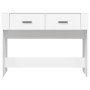 Mesa consola de madera contrachapada blanco 100x39x75 cm de vidaXL, Mesas - Ref: Foro24-816776, Precio: 63,97 €, Descuento: %