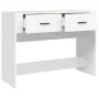 White plywood console table 100x39x75 cm by vidaXL, Tables - Ref: Foro24-816776, Price: 63,50 €, Discount: %