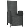 Liegende Gartenstühle mit Kissen, 2 Stück, schwarzes PE-Rattan von vidaXL, Gartenstühle - Ref: Foro24-319892, Preis: 237,56 €...