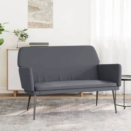 Banco de terciopelo gris oscuro 108x79x79 cm de vidaXL, Bancos - Ref: Foro24-351383, Precio: 117,33 €, Descuento: %