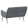 Banco de terciopelo gris oscuro 108x79x79 cm de vidaXL, Bancos - Ref: Foro24-351383, Precio: 117,33 €, Descuento: %