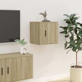 Mueble para TV de pared roble Sonoma 40x34,5x40 cm