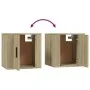 Mueble para TV de pared roble Sonoma 40x34,5x40 cm de vidaXL, Muebles TV - Ref: Foro24-816646, Precio: 32,09 €, Descuento: %