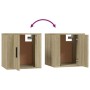 TV-Wandschrank aus Sonoma-Eiche, 40 x 34,5 x 40 cm von vidaXL, TV-Möbel - Ref: Foro24-816646, Preis: 32,48 €, Rabatt: %