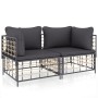 Modular corner sofas with 2 synthetic rattan cushions by vidaXL, Outdoor sofas - Ref: Foro24-3186691, Price: 180,24 €, Discou...