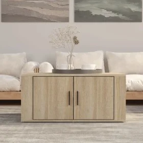 Couchtisch aus Sonoma-Eichensperrholz, 80 x 50 x 36 cm von vidaXL, Couchtisch - Ref: Foro24-816515, Preis: 62,70 €, Rabatt: %