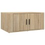 Couchtisch aus Sonoma-Eichensperrholz, 80 x 50 x 36 cm von vidaXL, Couchtisch - Ref: Foro24-816515, Preis: 63,39 €, Rabatt: %