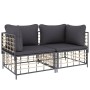 Modular corner sofas with 2 synthetic rattan cushions by vidaXL, Outdoor sofas - Ref: Foro24-3186691, Price: 180,24 €, Discou...