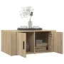 Couchtisch aus Sonoma-Eichensperrholz, 80 x 50 x 36 cm von vidaXL, Couchtisch - Ref: Foro24-816515, Preis: 62,61 €, Rabatt: %