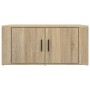 Couchtisch aus Sonoma-Eichensperrholz, 80 x 50 x 36 cm von vidaXL, Couchtisch - Ref: Foro24-816515, Preis: 63,39 €, Rabatt: %