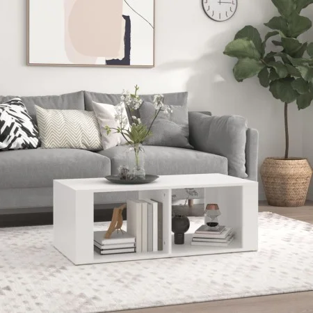Mesa de centro madera contrachapada blanco 100x50x36 cm de vidaXL, Mesas de centro - Ref: Foro24-816520, Precio: 44,71 €, Des...
