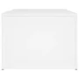 Mesa de centro madera contrachapada blanco 100x50x36 cm de vidaXL, Mesas de centro - Ref: Foro24-816520, Precio: 44,71 €, Des...