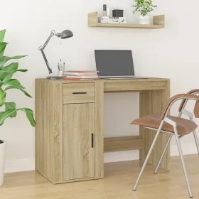 Sonoma Schreibtisch aus Eiche 100x49x75 cm von vidaXL, Schreibtische - Ref: Foro24-816787, Preis: 80,91 €, Rabatt: %