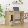 Sonoma Schreibtisch aus Eiche 100x49x75 cm von vidaXL, Schreibtische - Ref: Foro24-816787, Preis: 80,74 €, Rabatt: %