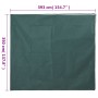 Cubiertas para plantas con cremallera 4 uds 70 g/m² 3,93x3,5 m