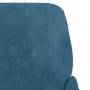 Banco de terciopelo azul 108x79x79 cm de vidaXL, Bancos - Ref: Foro24-351423, Precio: 138,02 €, Descuento: %