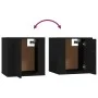 Mueble para TV de pared negro 40x34,5x40 cm de vidaXL, Muebles TV - Ref: Foro24-816642, Precio: 28,70 €, Descuento: %