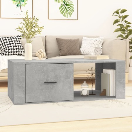 Concrete gray plywood coffee table 100x50.5x35cm by vidaXL, Coffee table - Ref: Foro24-816540, Price: 69,80 €, Discount: %