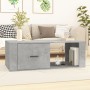 Concrete gray plywood coffee table 100x50.5x35cm by vidaXL, Coffee table - Ref: Foro24-816540, Price: 69,80 €, Discount: %