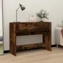 Smoked oak plywood console table 100x39x75 cm by vidaXL, Tables - Ref: Foro24-816781, Price: 61,73 €, Discount: %