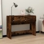 Mesa consola madera contrachapada roble ahumado 100x39x75 cm de vidaXL, Mesas - Ref: Foro24-816781, Precio: 62,35 €, Descuent...