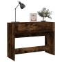 Mesa consola madera contrachapada roble ahumado 100x39x75 cm de vidaXL, Mesas - Ref: Foro24-816781, Precio: 62,35 €, Descuent...