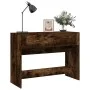 Smoked oak plywood console table 100x39x75 cm by vidaXL, Tables - Ref: Foro24-816781, Price: 61,73 €, Discount: %