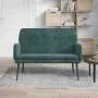 Dark green velvet bench 108x79x79 cm by vidaXL, Banks - Ref: Foro24-351416, Price: 138,63 €, Discount: %
