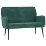 Dark green velvet bench 108x79x79 cm by vidaXL, Banks - Ref: Foro24-351416, Price: 138,63 €, Discount: %