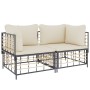 Modulare Ecksofas mit Kissen 2 Stück synthetisches Rattan von vidaXL, Outdoor-Sofas - Ref: Foro24-3186690, Preis: 188,63 €, R...