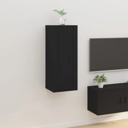 Mueble para TV de pared negro 40x34,5x100 cm de vidaXL, Muebles TV - Ref: Foro24-816681, Precio: 53,64 €, Descuento: %