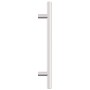 Tiradores para armarios 20 uds acero inoxidable plateado 128 mm