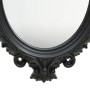 Espejo de pared estilo castillo negro 56x76 cm
