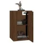 Wand-TV-Schränke 2 Stück braune Eiche 40x34,5x60 cm von vidaXL, TV-Möbel - Ref: Foro24-816671, Preis: 66,27 €, Rabatt: %