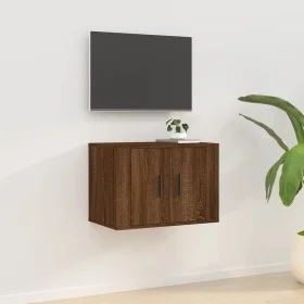Mueble para TV de pared roble marrón 57x34,5x40 cm de vidaXL, Muebles TV - Ref: Foro24-816623, Precio: 43,45 €, Descuento: %