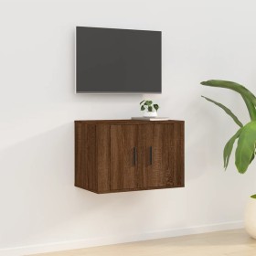 Wall-mounted TV stand in brown oak, 57x34.5x40 cm by vidaXL, TV Furniture - Ref: Foro24-816623, Price: 44,03 €, Discount: %