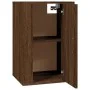 Wand-TV-Schränke 2 Stück braune Eiche 40x34,5x60 cm von vidaXL, TV-Möbel - Ref: Foro24-816671, Preis: 66,27 €, Rabatt: %
