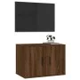 Wand-TV-Möbel aus brauner Eiche 57x34,5x40 cm von vidaXL, TV-Möbel - Ref: Foro24-816623, Preis: 43,45 €, Rabatt: %
