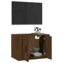 Wand-TV-Möbel aus brauner Eiche 57x34,5x40 cm von vidaXL, TV-Möbel - Ref: Foro24-816623, Preis: 43,45 €, Rabatt: %
