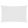 Toldo de vela rectangular tela Oxford blanco 5x8 m