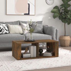 Couchtisch aus geräuchertem Eichensperrholz 100x50x36 cm von vidaXL, Couchtisch - Ref: Foro24-816525, Preis: 46,40 €, Rabatt: %