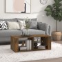 Couchtisch aus geräuchertem Eichensperrholz 100x50x36 cm von vidaXL, Couchtisch - Ref: Foro24-816525, Preis: 46,40 €, Rabatt: %