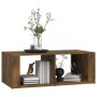 Couchtisch aus geräuchertem Eichensperrholz 100x50x36 cm von vidaXL, Couchtisch - Ref: Foro24-816525, Preis: 46,40 €, Rabatt: %