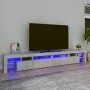 TV-Schrank mit LED-Leuchten betongrau 260x36,5x40 cm von vidaXL, TV-Möbel - Ref: Foro24-3152821, Preis: 151,54 €, Rabatt: %